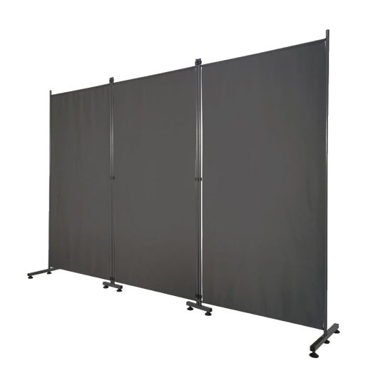 Picture of 3 Panel Room Divider - Grey