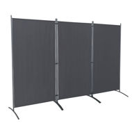 Picture of 3 Panel Room Divider - Grey