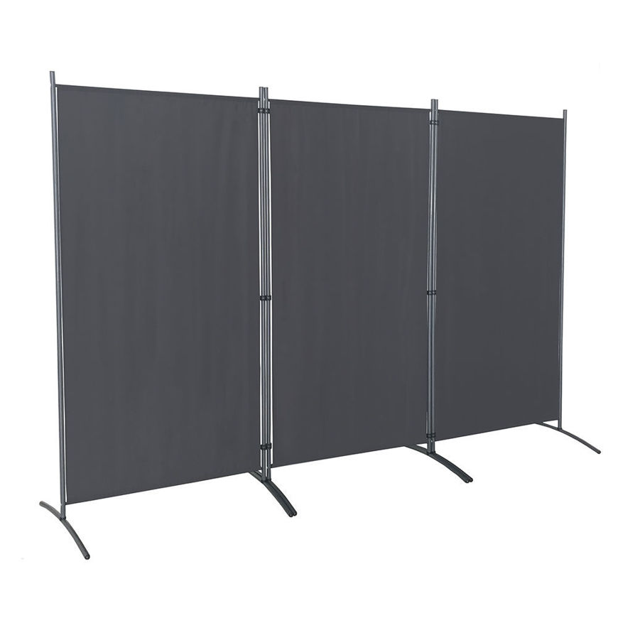 Picture of 3 Panel Room Divider - Grey