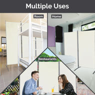 Picture of 3 Panel Room Divider - Cream