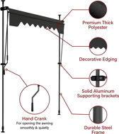 Picture of Non Screw in Awning 78"x47"